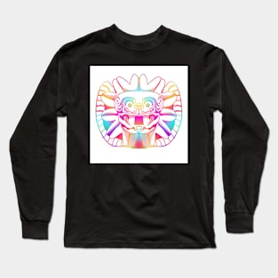 Rainbow Quetzalcoatl Artwork Long Sleeve T-Shirt